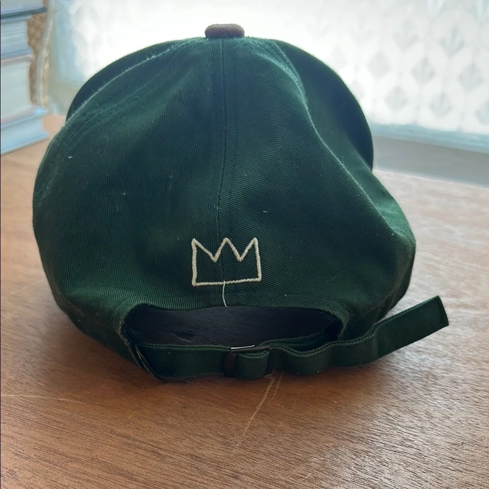 Vintage Basquiat Green and Brown Jackie Robinson Versus Hat